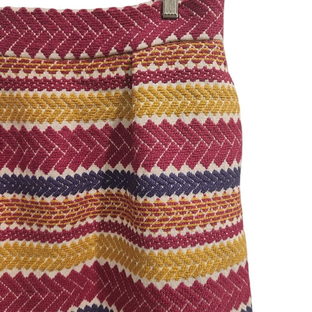 Anthropologie Nomad by Morgan Carper Jacquard Mini Skirt Medium Womens - Picture 4 of 7